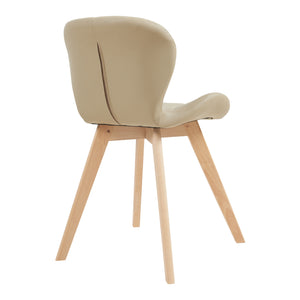 Chaise de salle à manger Älmhult lot de 2 78x47x52 cm simili cuir différentes couleurs [en.casa]