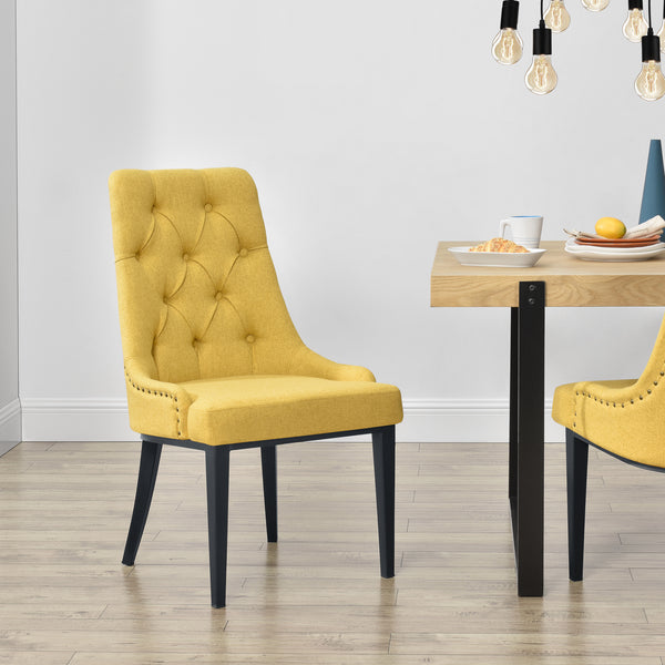 Chaise de Salle à Manger Chester Motif Chesterfield 100x53x60 cm plusieurs couleurs [en.casa]