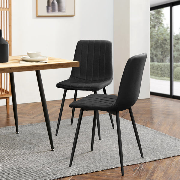 Chaise de salle à manger Elsern lot de 2 en différentes couleurs [en.casa]