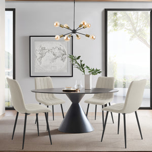 Lot de 4 chaises de salle à manger Elsern 89 x 43 x 52 cm [en.casa]