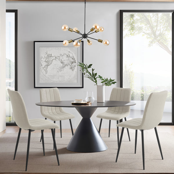 Lot de 4 chaises de salle à manger Elsern 89 x 43 x 52 cm [en.casa]