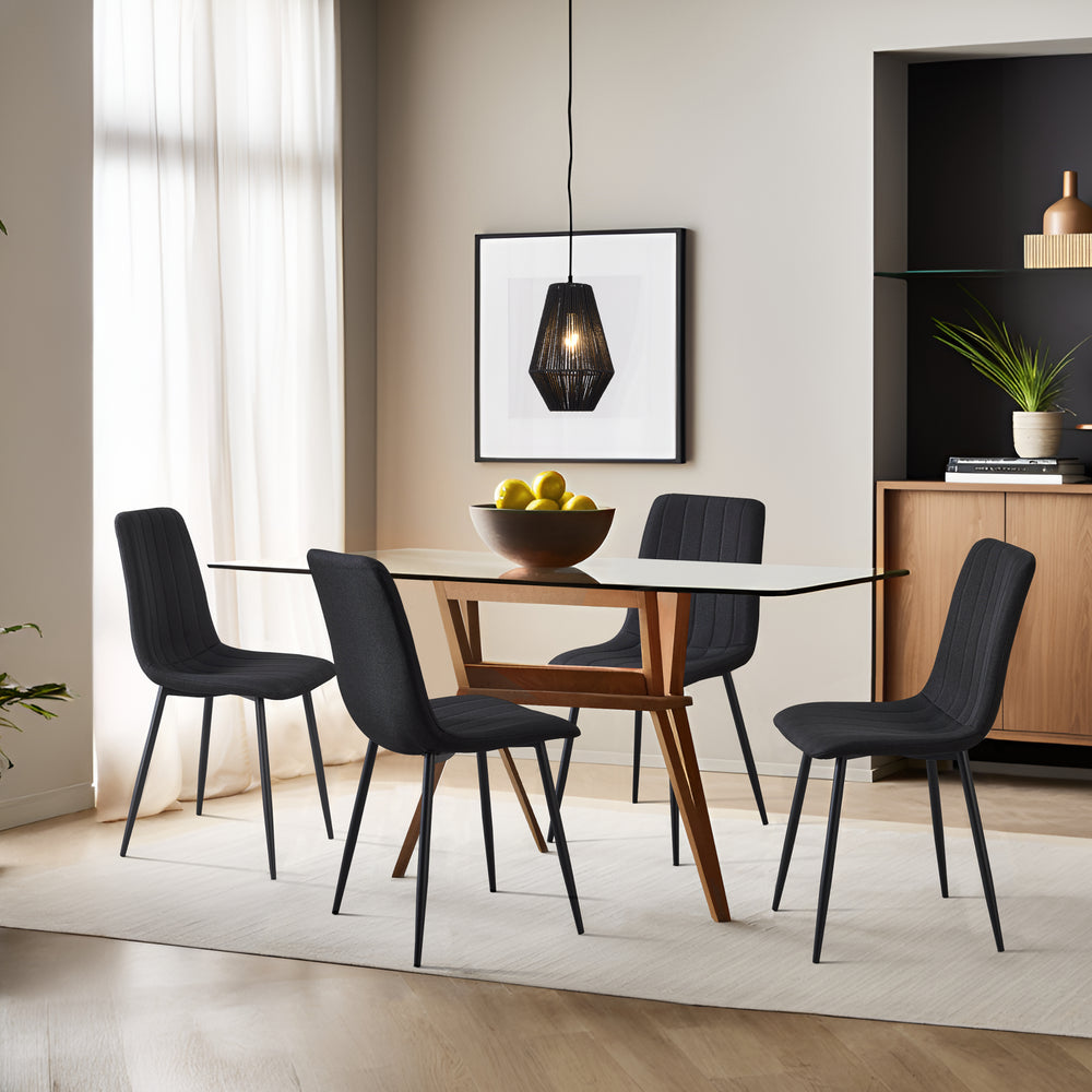 Lot de 4 chaises de salle à manger Elsern 89 x 43 x 52 cm [en.casa]
