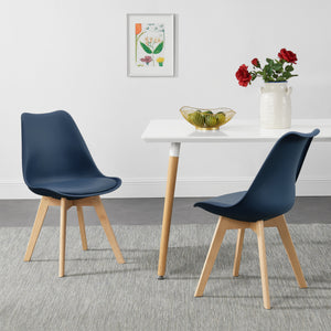 Lot de 2 chaises de salle à manger Fläten [en.casa] 
