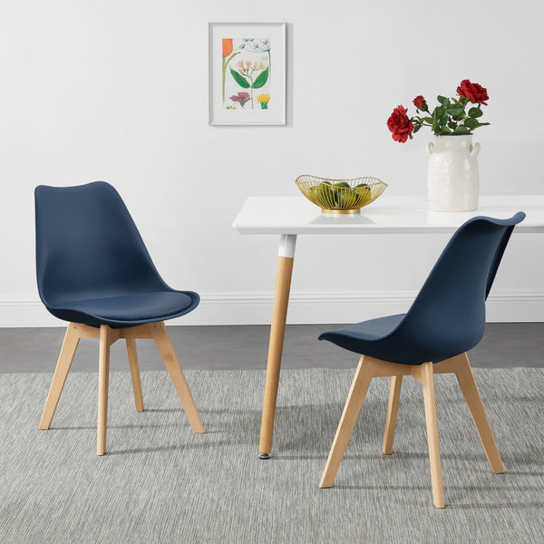 Lot de 2 chaises de salle à manger Fläten [en.casa] 