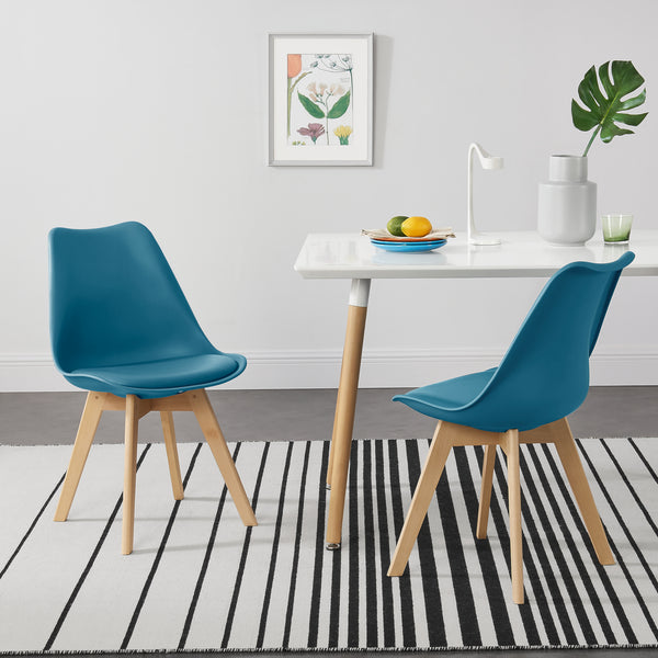 Chaise de salle à manger Fläten lot de 2 [en.casa]