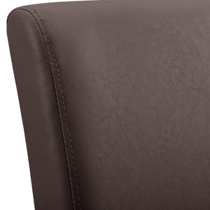 Chaise de salle à manger Hambourg lot de 6 en similicuir [en.casa]