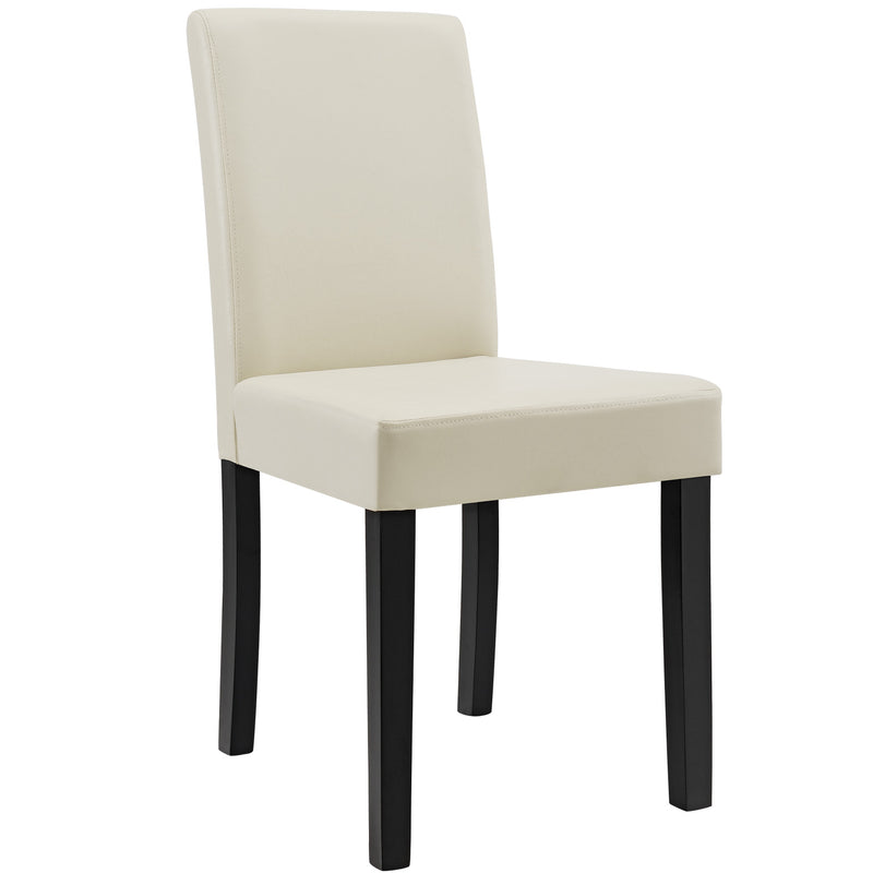 Croquis coté Lot de 6 chaises de salle à manger Hamburg similicuir [en.casa] 