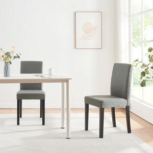 Ensemble de chaises de salle à manger Hambourg textile [en.casa]