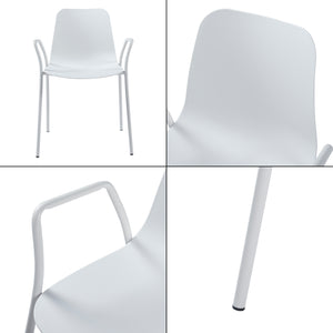 Chaise de salle à manger Kankaanpää 80 x 58 x 52 cm [en.casa]