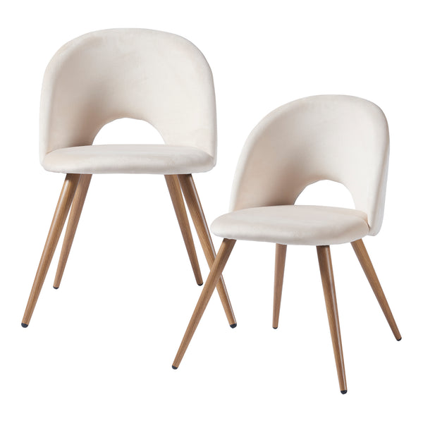Lot de 2 chaises de salle à manger Karijoki 77 x 50 x 55 cm [en.casa]