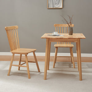 Chaise de salle à manger Karmoy lot de 2 en bois [en.casa]