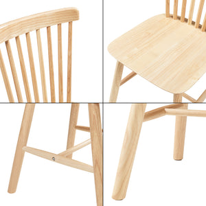 Chaise de salle à manger Karmoy lot de 2 en bois [en.casa]