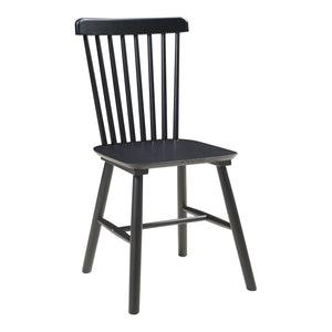 Lot de 2 chaises de salle à manger Karmoy bois d'hévéa 89 x 46 x 52 cm [en.casa]