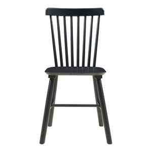 Lot de 2 chaises de salle à manger Karmoy bois d'hévéa 89 x 46 x 52 cm [en.casa]