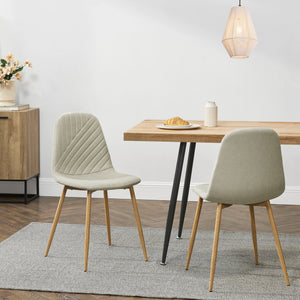 Lot de 2 chaises de salle à manger Köfering 87 x 44 x 51 cm [en.casa]