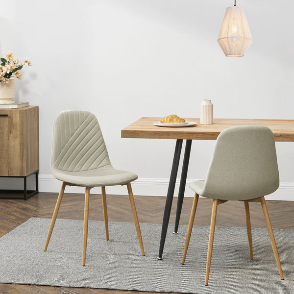 Lot de 2 chaises de salle à manger Köfering 87 x 44 x 51 cm [en.casa]