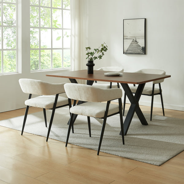 Chaise de salle à manger Kohlmand Set [en.casa]