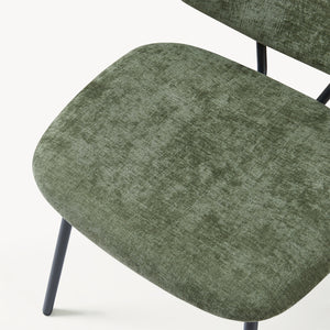 Ensemble de chaises de salle à manger Köma en tissu tissé [en.casa]