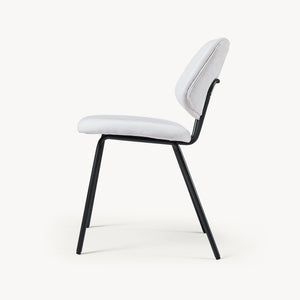 Ensemble de chaises de salle à manger Köma en tissu tissé [en.casa]