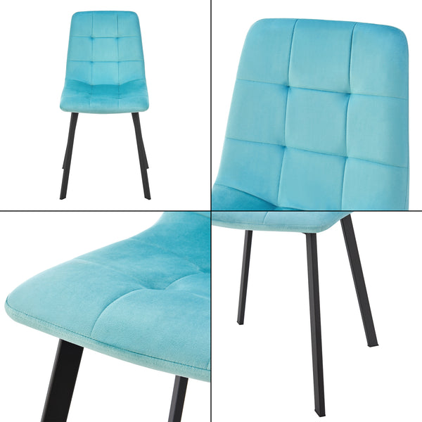 Chaise de salle à manger Lexnitz lot de 2 en différentes couleurs [en.casa]