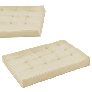 Coussin de dossier Coussin d'angle Coussin d'assise pour canapé Euro-palette Coussin de palette Revêtement intérieur/extérieur Coussin mobilier + palette [en.casa]