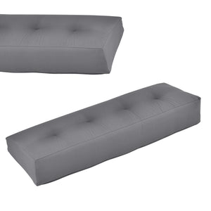 Coussin de dossier Coussin d'angle Coussin d'assise pour canapé Euro-palette Coussin de palette Revêtement intérieur/extérieur Coussin mobilier + palette [en.casa]