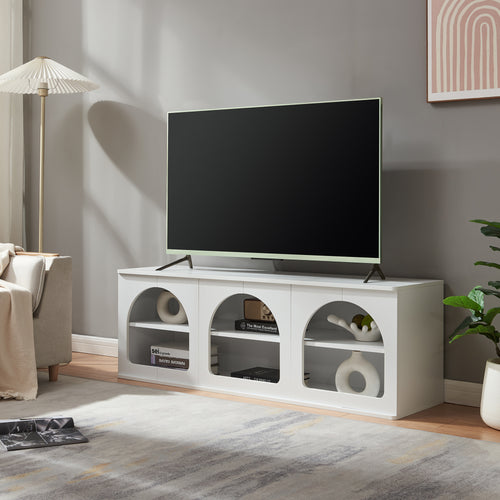 Meuble TV Trorhun 140 x 38 x 48 cm [en.casa] 