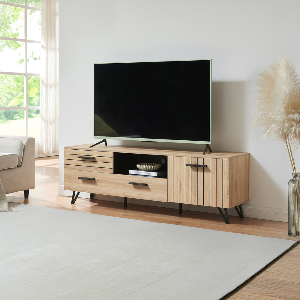 Meuble TV à picots [en.casa]