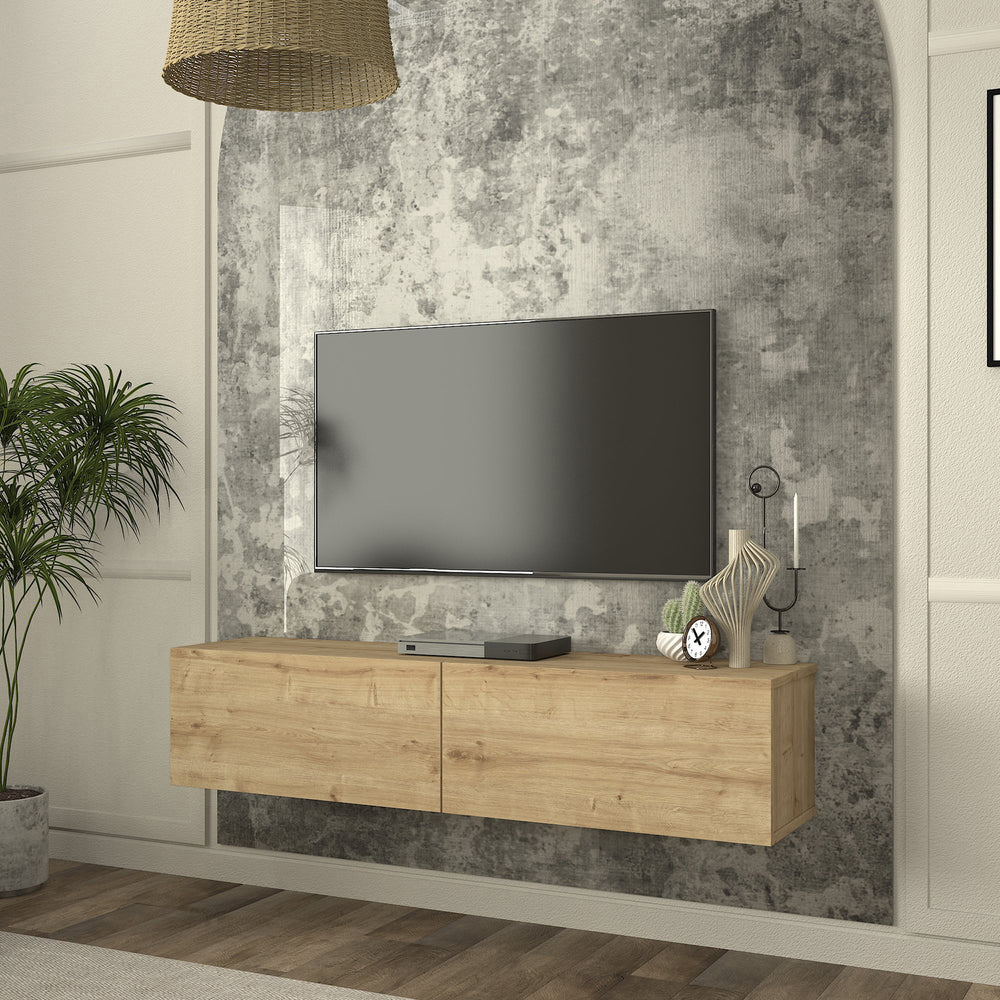 Meuble TV mural Nolven [en.casa]