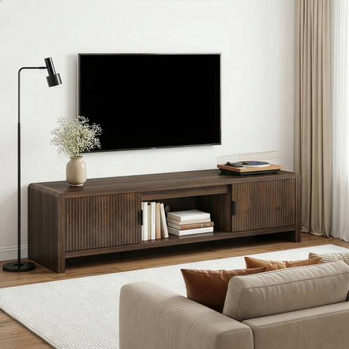 Meuble TV Lukkodso 150 x 40 x 40 cm [en.casa] 