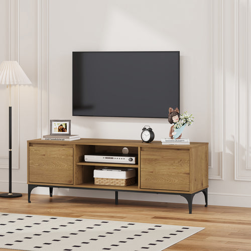 Meuble TV Kistiandi 140 x 40 x 50 cm [en.casa] 