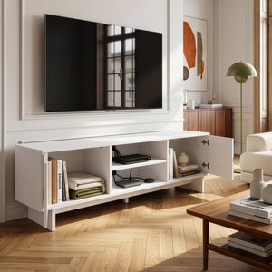 Meuble TV Katanshumn avec 2 portes [en.casa]