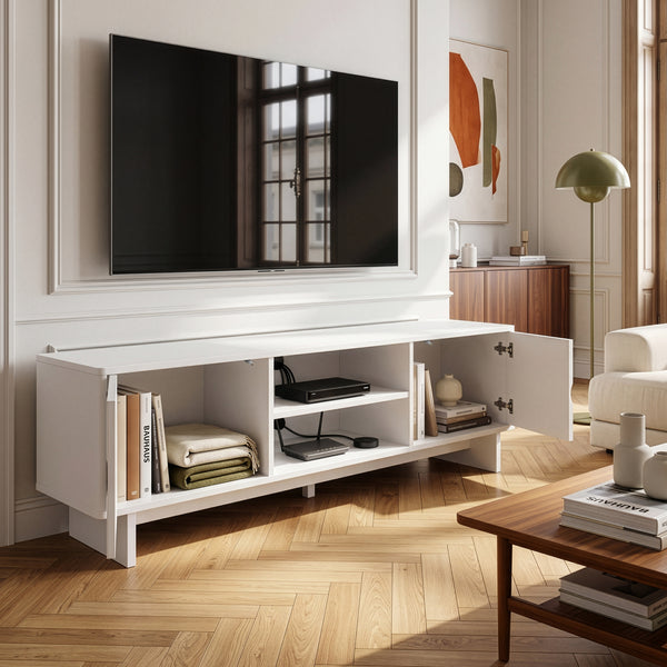 Meuble TV Katanshumn avec 2 portes [en.casa]