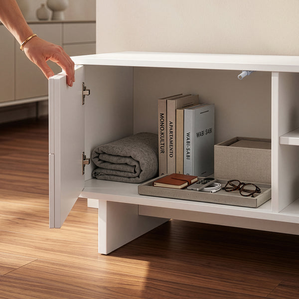 Meuble TV Katanshumn avec 2 portes [en.casa]