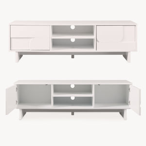 Meuble TV Katanshumn avec 2 portes [en.casa]