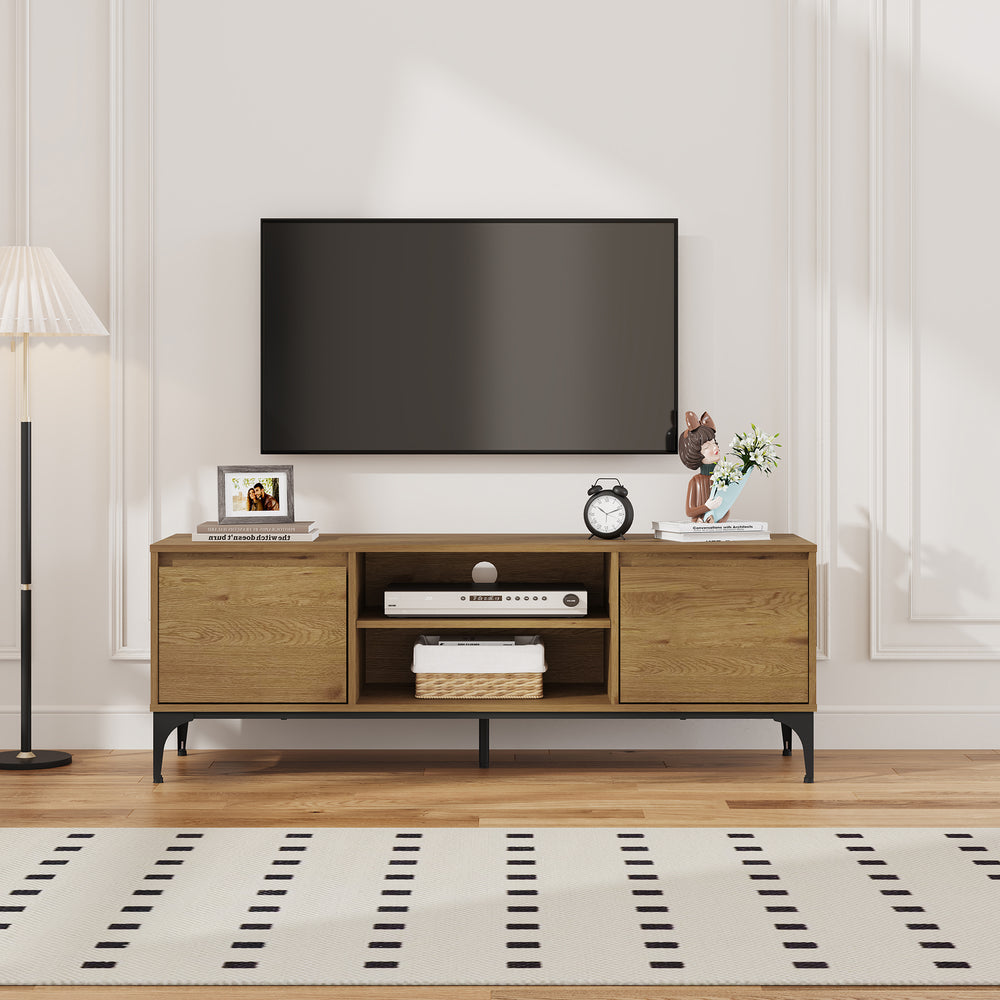 Meuble TV Kistiandi 140 x 40 x 50 cm [en.casa] 