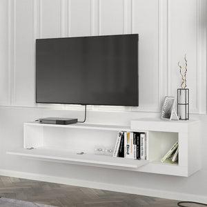 Meuble TV mural Luhanka 150 x 30 x 39 cm [en.casa]