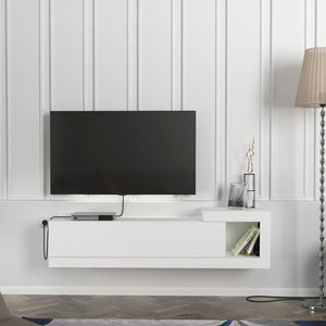 Meuble TV mural Luhanka 150 x 30 x 39 cm [en.casa]