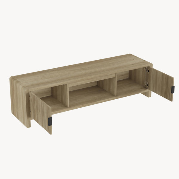 Meuble TV Lukkodso 150 x 40 x 40 cm [en.casa] 
