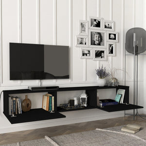 Meuble TV Paltamo 180 x 31 x 29,5 cm [en.casa]