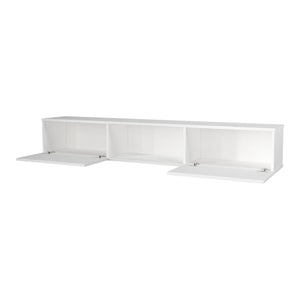 Meuble TV Paltamo 180x31x29,5cm en différentes couleurs [en.casa]