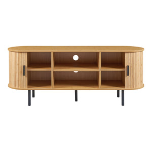 Meuble TV Tvedestrand bamboo 140 x 40 x 55 cm [en.casa]
