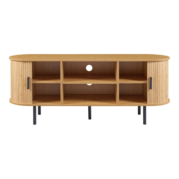 Meuble TV Tvedestrand bamboo 140 x 40 x 55 cm [en.casa]
