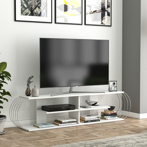 Table TV Robertsfors 180/172/160cm en différentes couleurs [en.casa]