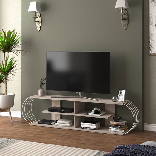 Table TV Robertsfors 180/172/160cm en différentes couleurs [en.casa]