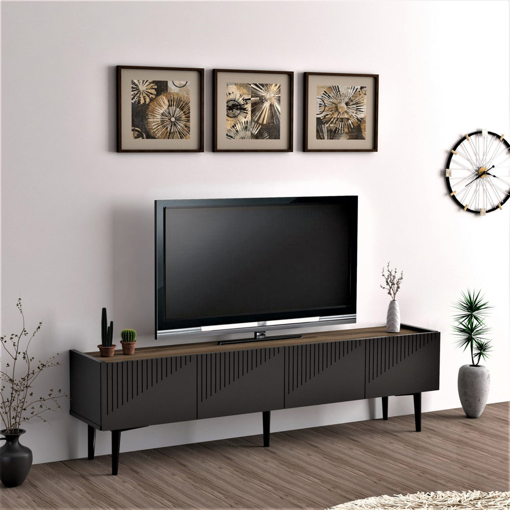 Meuble TV Oppdal 154x37x45cm [en.casa] - premiumXL
