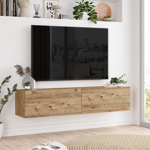 Meuble TV Lapinlahti en différentes couleurs et tailles [en.casa] - premiumXL