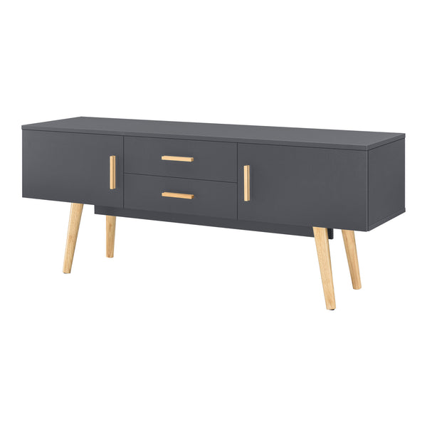 Meuble TV Alavus 140 x 40 x 56 cm [en.casa]