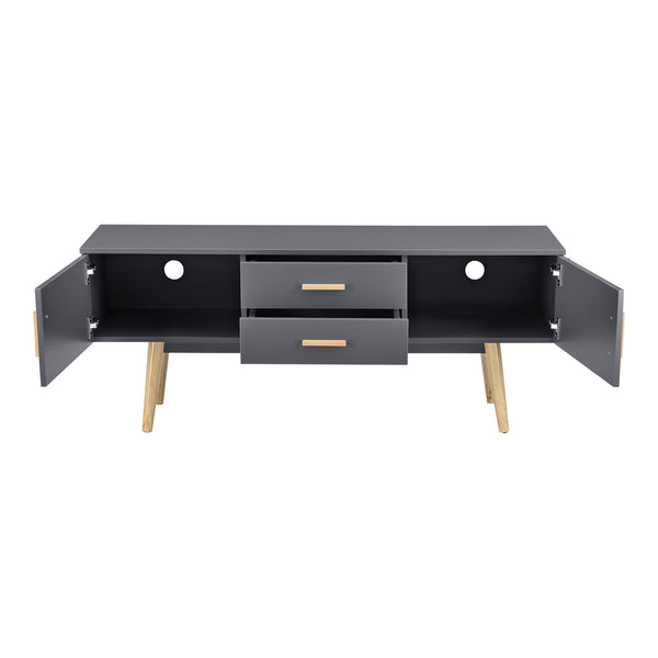 Meuble TV Alavus 140 x 40 x 56 cm [en.casa]
