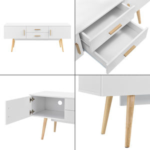 Meuble TV Alavus 140 x 40 x 56 cm [en.casa]